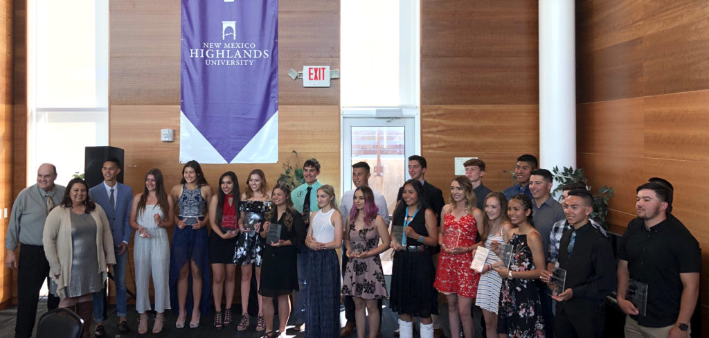 Photo: Scholar athletes from Northern New Mexico were honored during a banquet at Highlands April 28.