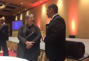 Lt. Governor, Howie Morales and UC Chancellor Napolitano. 