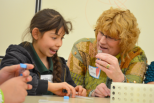 Carol Linder teaches elementary school students