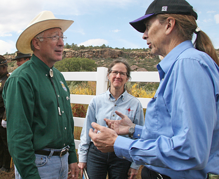 Ken Salazar and James Fries