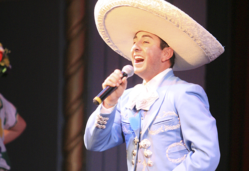 Reynaldo Maestas performs in Ilfeld