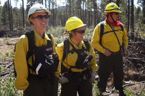 photo of three fire fighters