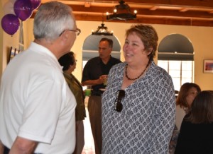 Margaret Young at reception