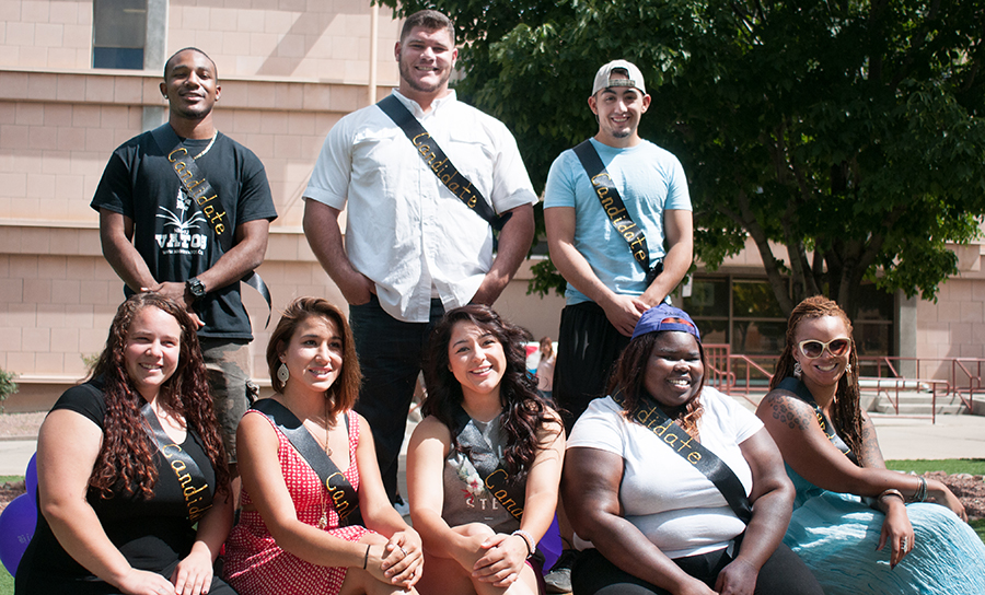 students posing for sashing