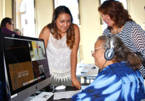 students in computer lab