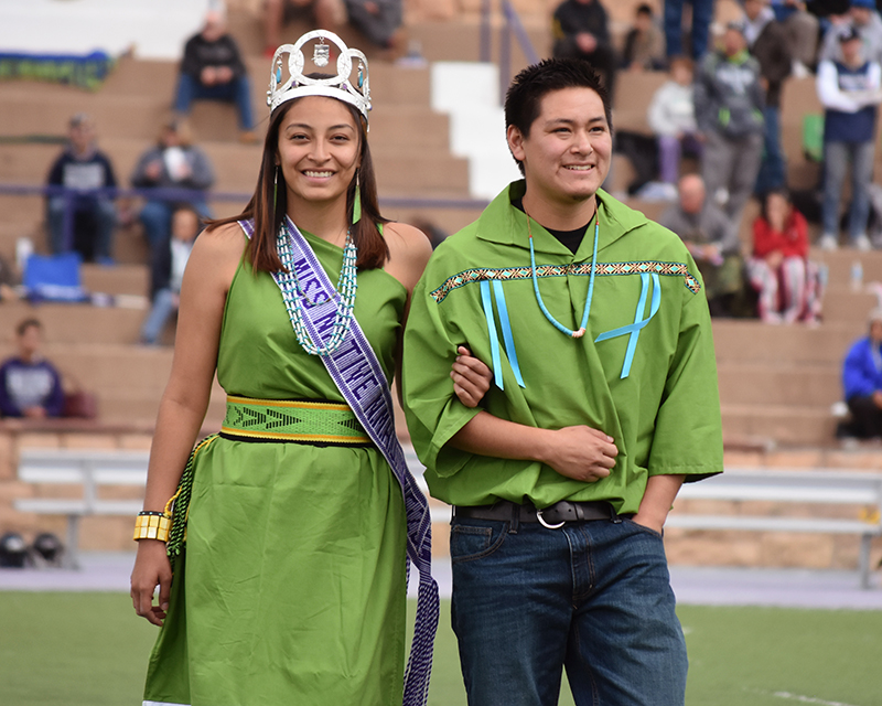 Miss Native American Queen Game Halftime