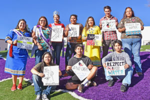 photo of Native american students