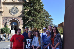Photo of students on a field trip to Santa Fe.