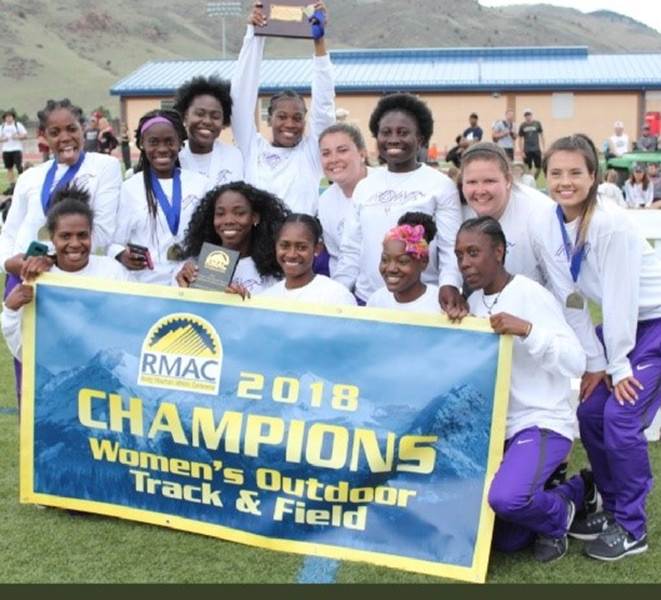 Womens Track Champs New Mexico Highlands University