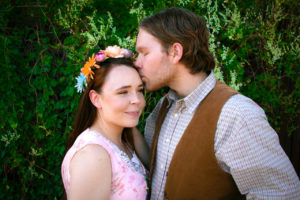 Photo of actors Audrey Young and Jake Nichols