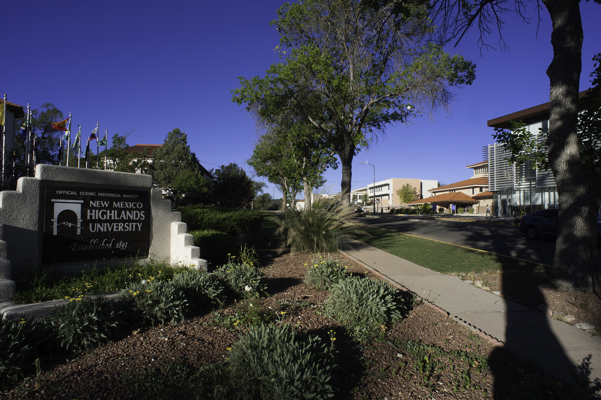 View of Highlands Campus from National Ave.