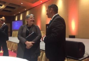 Lt. Governor, Howie Morales and UC Chancellor Napolitano.