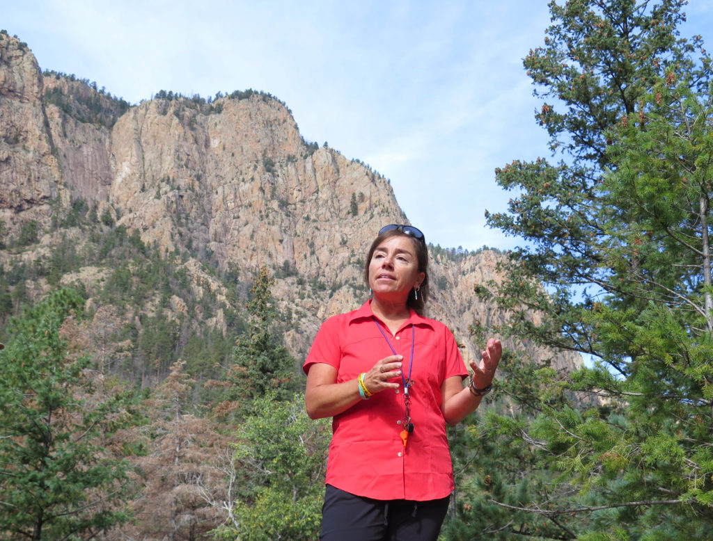 Highlands geology professor Jennifer Lindline will deliver a virtual HU Talks about Hermit’s Peak during Highlands Homecoming 2020, which will be virtual. Margaret McKinney/University Relations