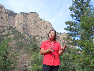 Highlands geology professor Jennifer Lindline will deliver a virtual HU Talks about Hermit’s Peak during Highlands Homecoming 2020, which will be virtual.  Margaret McKinney/University Relations