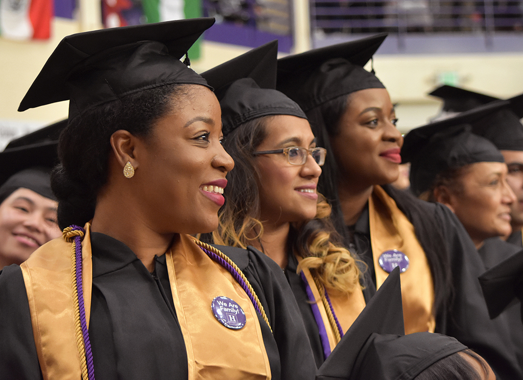 Photo of 2017 graduates at Commencement