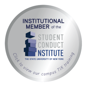 Logo for Student Conduct Institute Badge