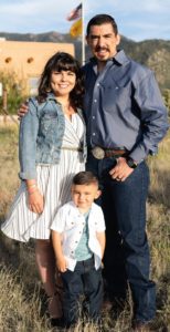 photo of Derick and Jennifer Gallegos with their son, Dominic
