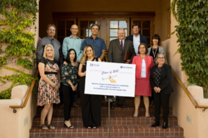 photo of the recent Math Leadership graduates, NMHU officials, and our LANL partners