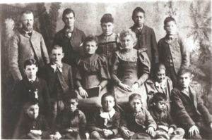 Turn-of-the-century photo of students from the School for the Deaf