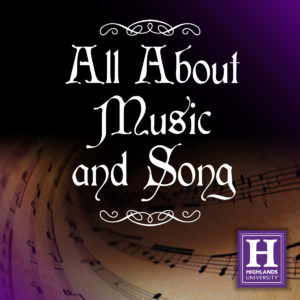 Poster for "All About Music and Song"