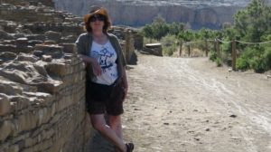 Photo of Victoria Evans at Chaco Canyon