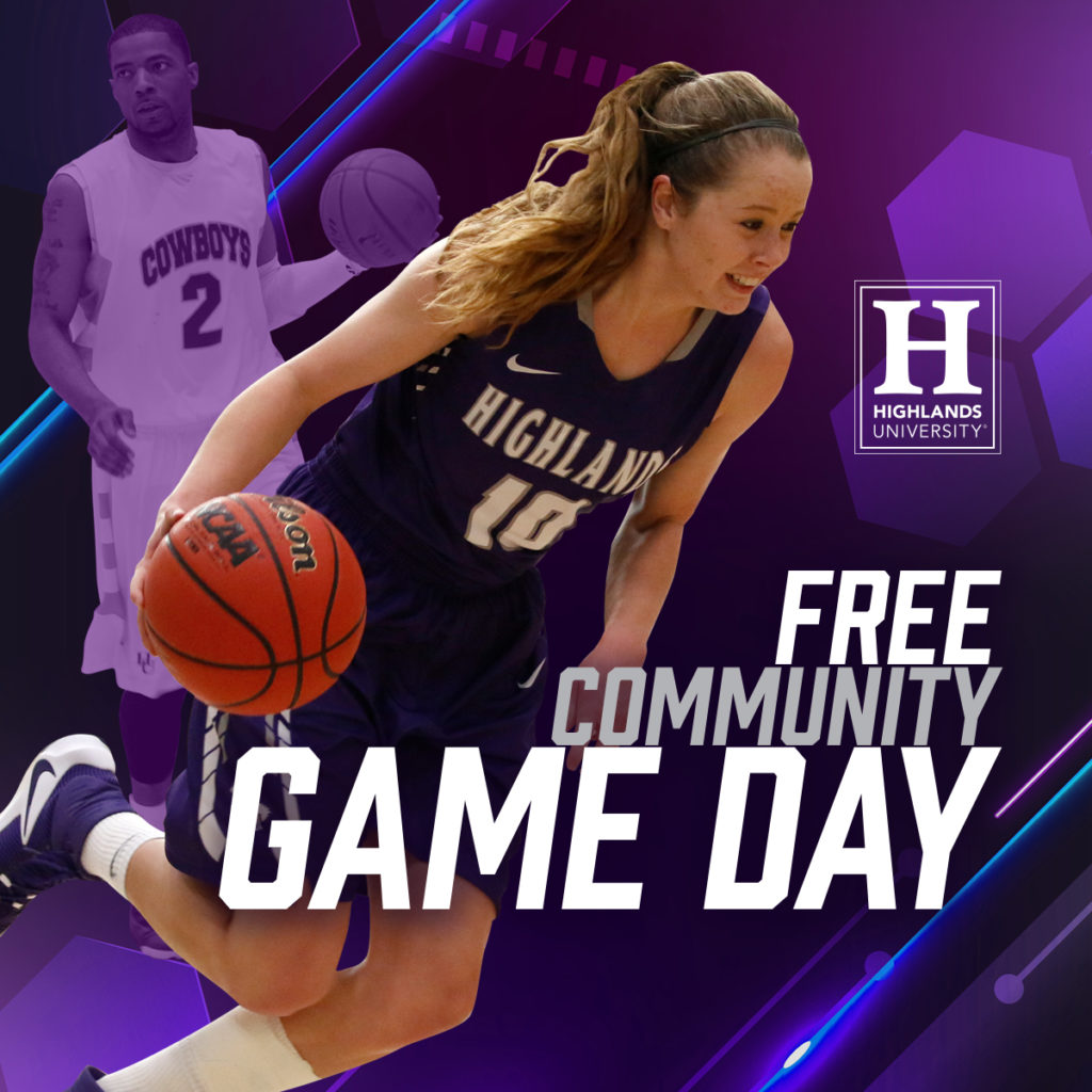 poster for community game day