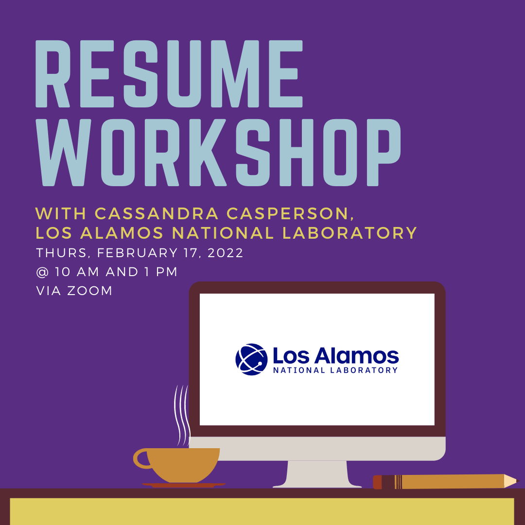 Resume Workshop flyer