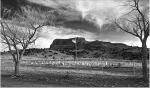 The Las Vegas Project Exhibition: Santa Clara Cemetery on the Santa Fe Trail, Wagon Mound, New Mexico – 2021 by Natalie Colon