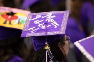 Mortarboard "Mom, I did it"