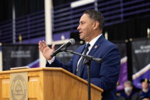 Lt. Gov. Howie Morales delivers keynote speech