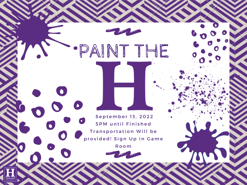 Paint the H poster