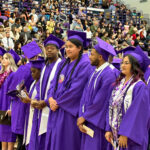 Image of students at the 2023 NMHU graduation ceremony