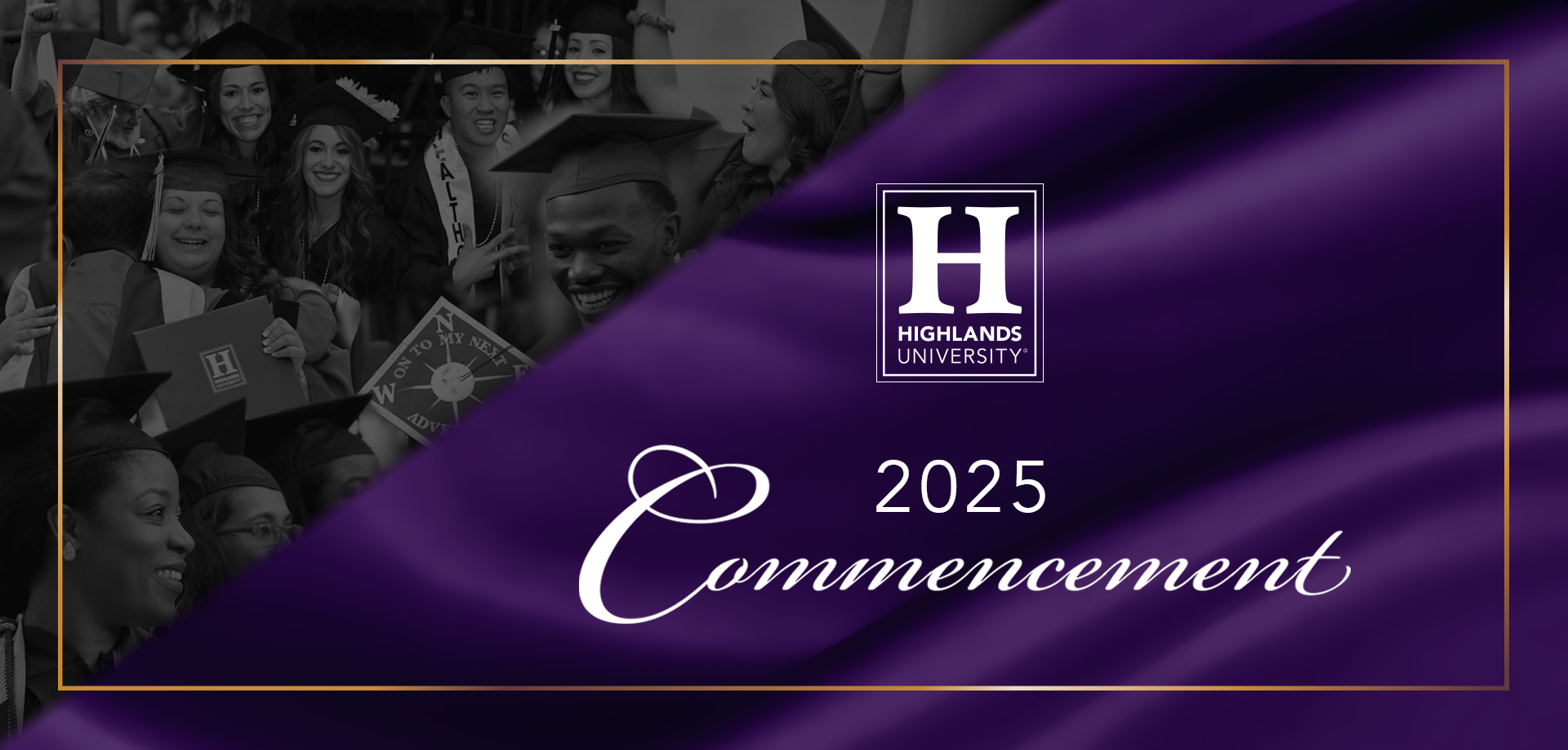 Commencement 2025 banner Commencement 2025 banner