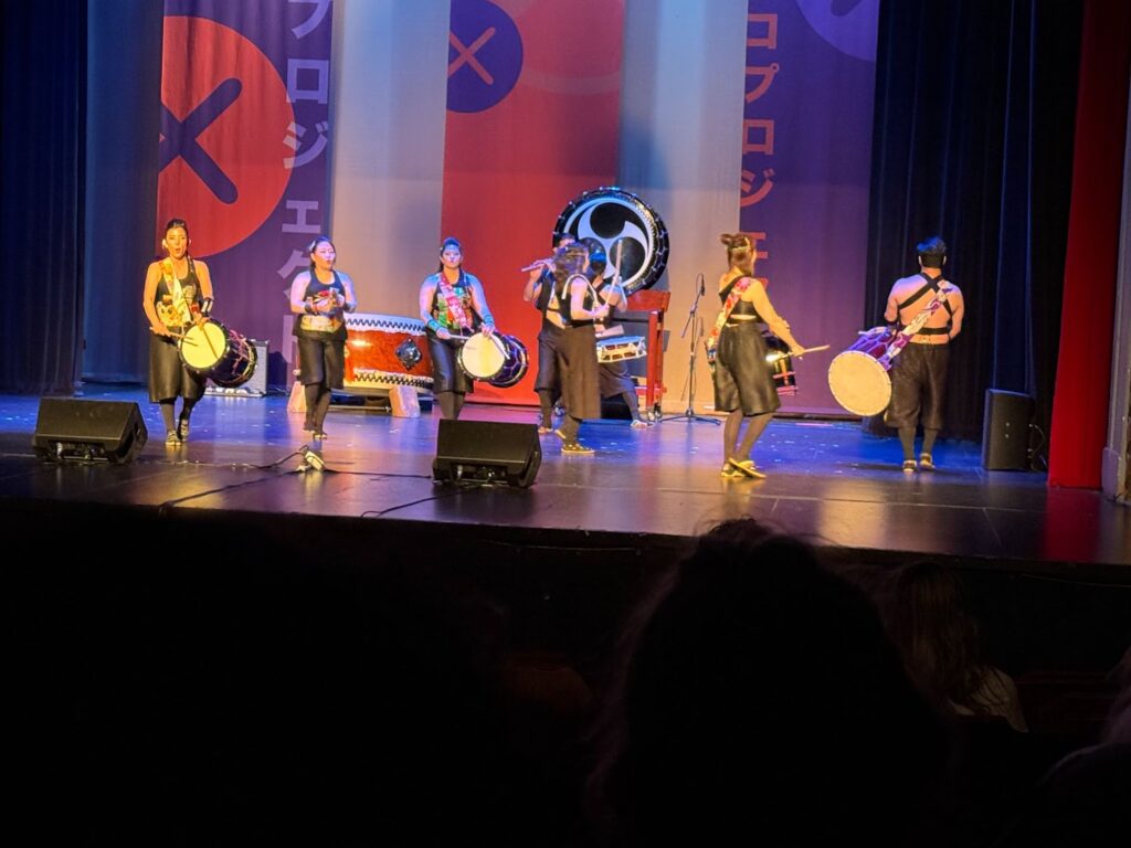 the Taiko Project performance at Ilfeld Auditorium