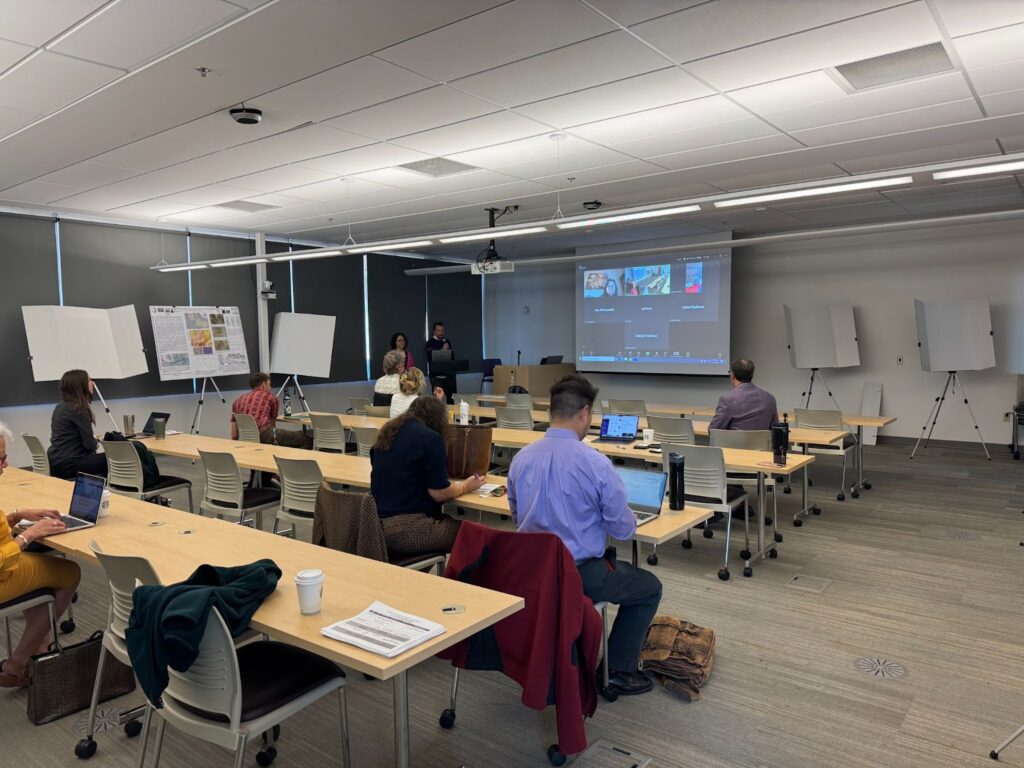 Image of a classroom presentation during Research Day