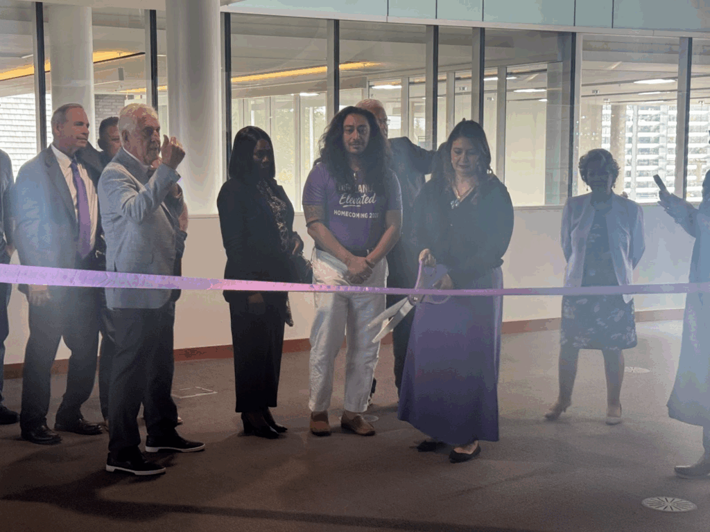 Image of the ribbon cutting for the CARES Counseling Center