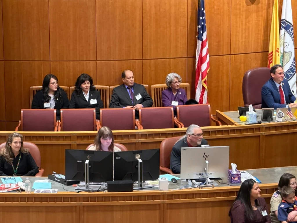 Image of the New Mexico State Legislature in session.