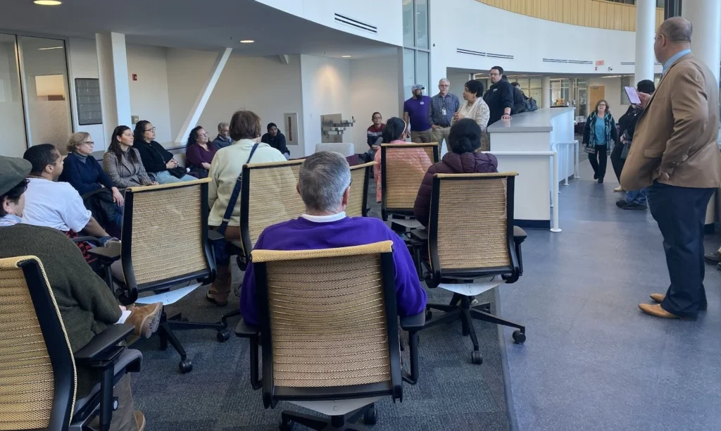 Image of the NMHU open house at the Central New Mexico Community College (CNM)—Montoya Campus.
