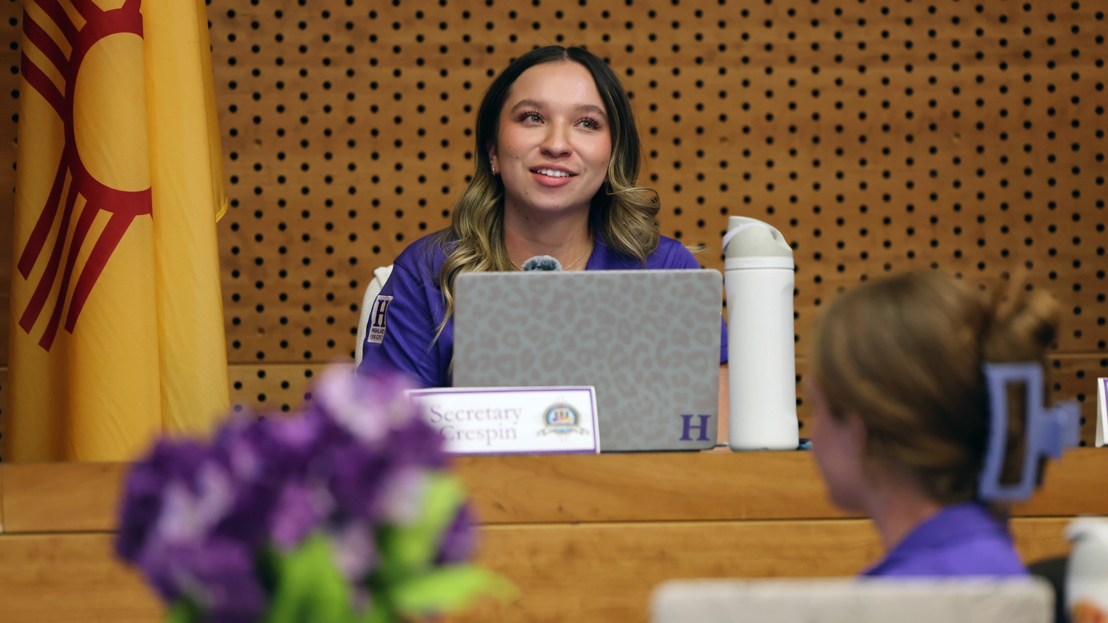 Aliana Crespin at an ASNMHU meeting