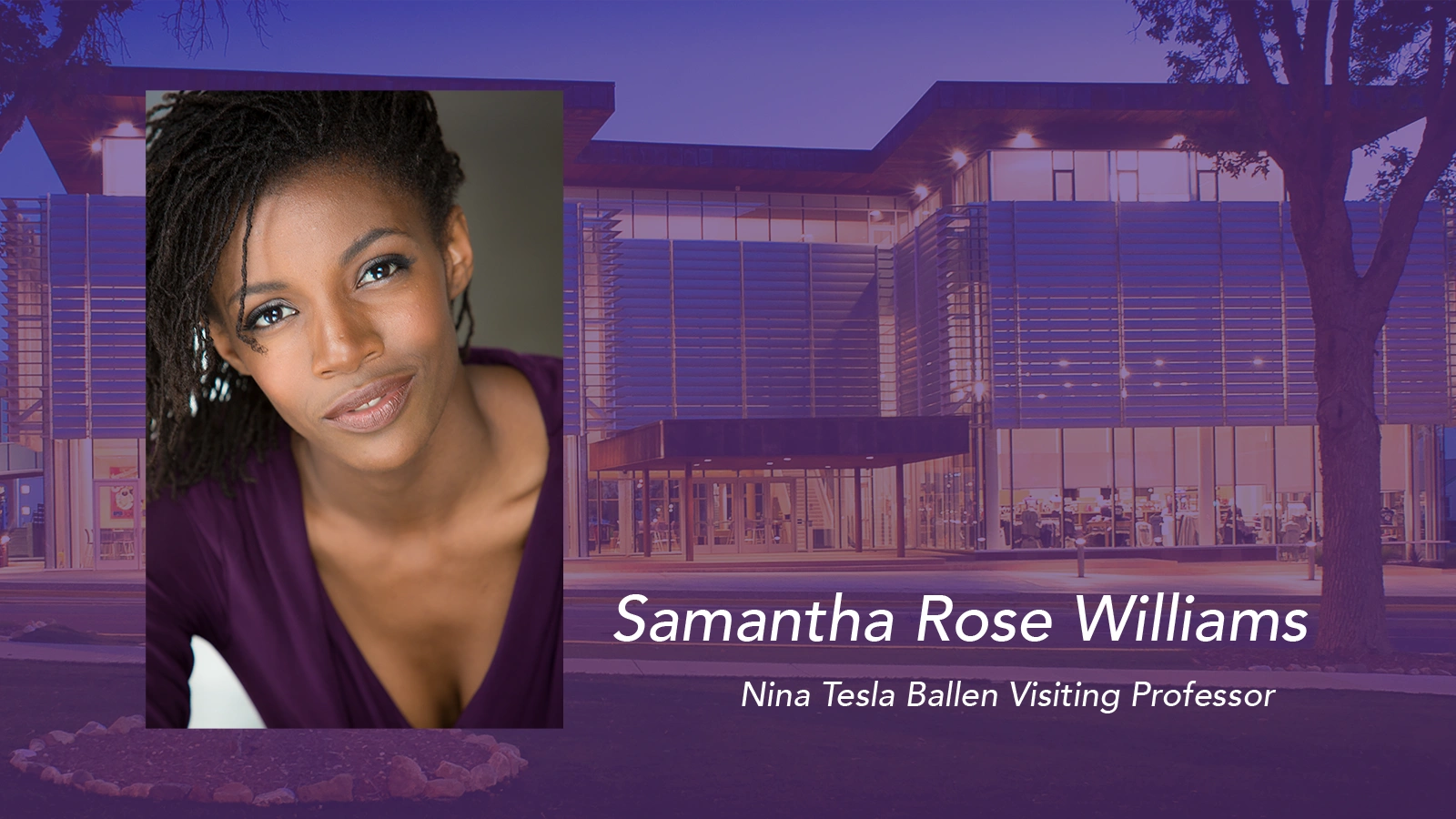 Profile image of Samantha Rose Williams, NMHU's Nina Tesla Ballen Visiting Professor